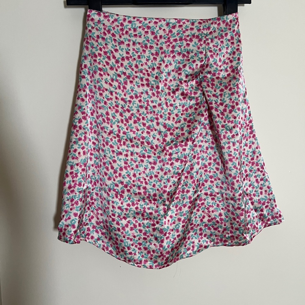 Floral Pink Skirt